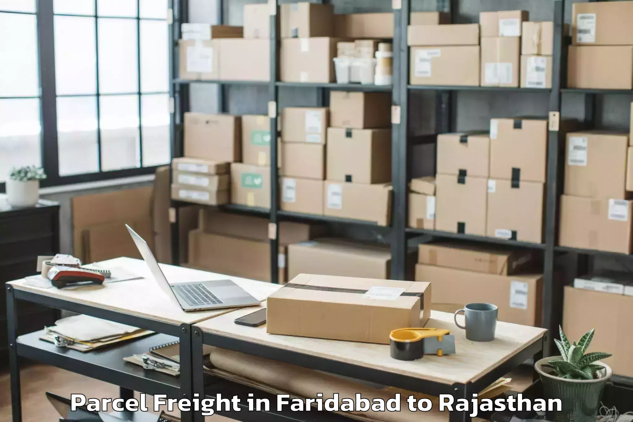 Affordable Faridabad to Lachhmangarh Parcel Freight